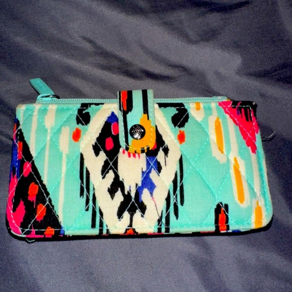 lightly used wallet trifold with change purse